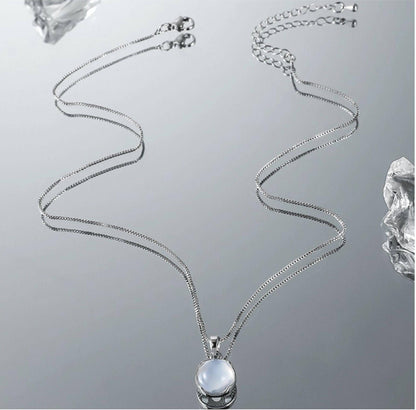 Moonstone Minimal Necklace