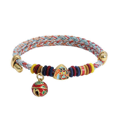 Green Butterfly Cord Bracelet