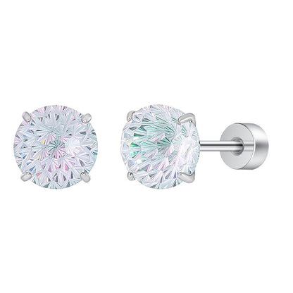 Mint Firework Zircon Studs
