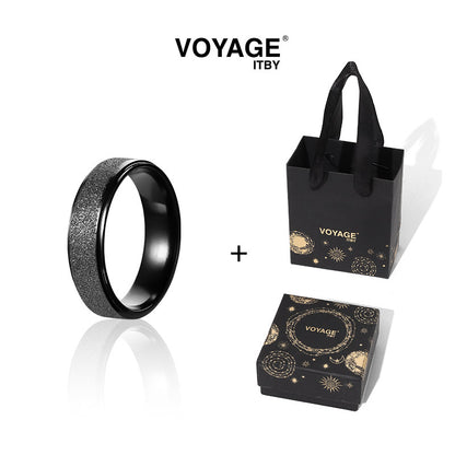Matte Titanium Band Ring