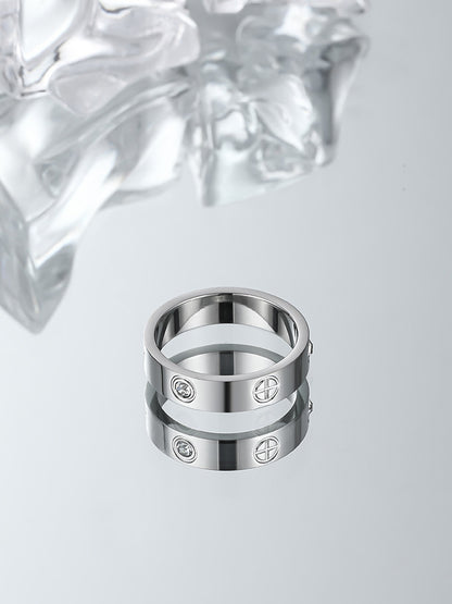 Titanium Men Plain Ring