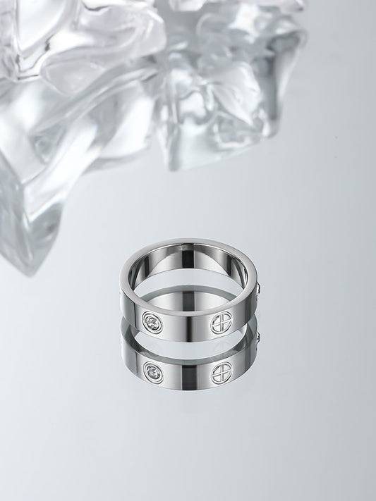 Titanium Men Plain Ring