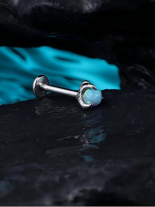 Dragon Claw Spiral Lip Stud