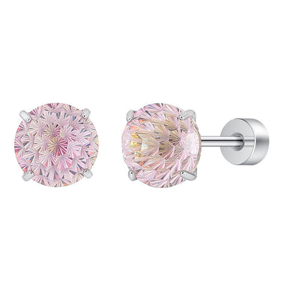 Mint Firework Zircon Studs