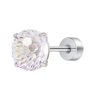 Mint Firework Zircon Studs