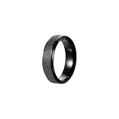Matte Titanium Band Ring
