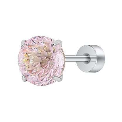 Mint Firework Zircon Studs