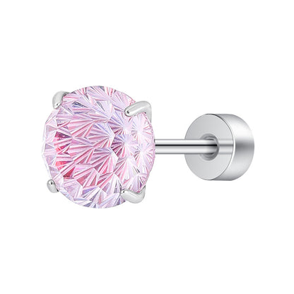 Mint Firework Zircon Studs