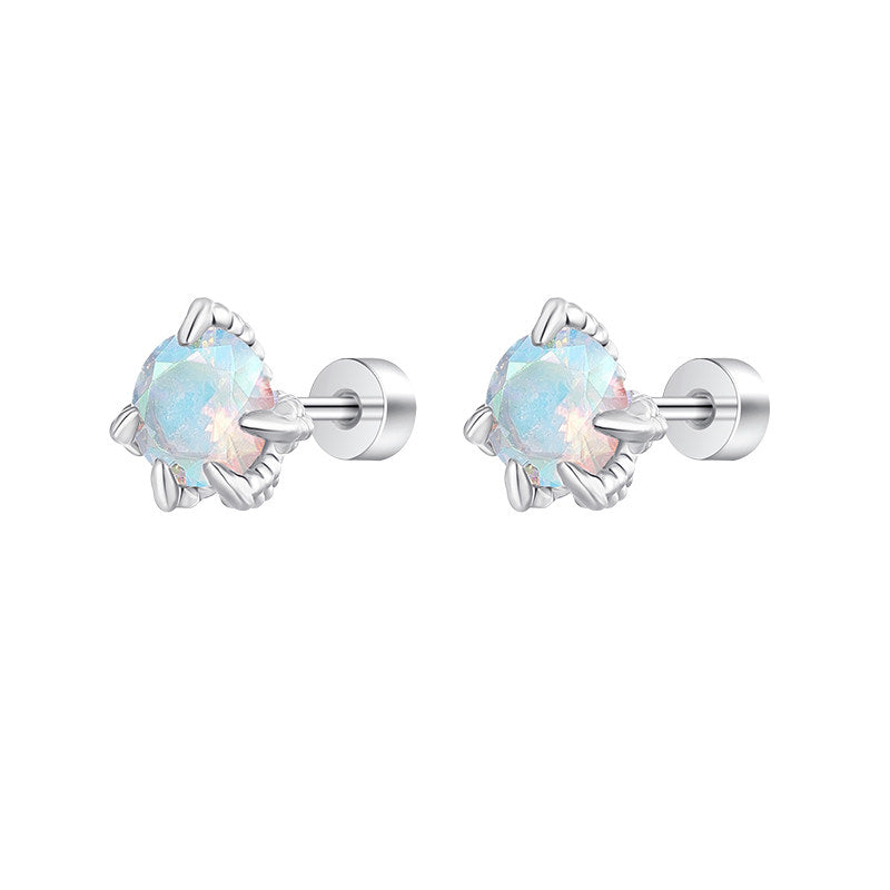 Dragon Claw Zircon Studs