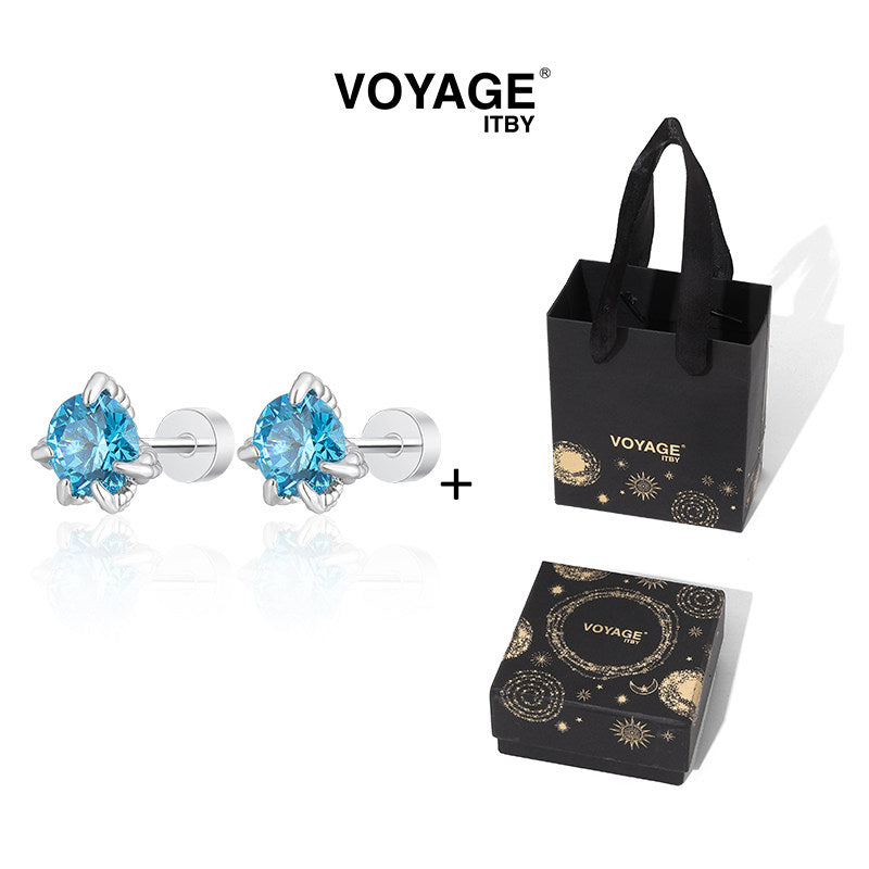 Dragon Claw Zircon Studs