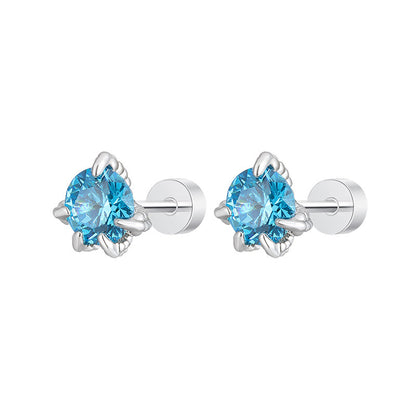 Dragon Claw Zircon Studs
