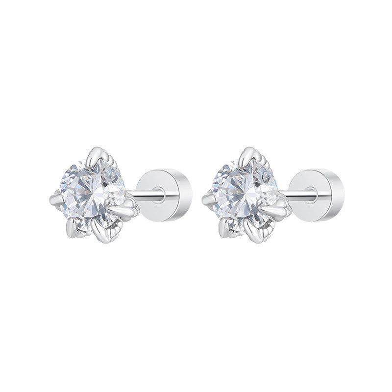 Dragon Claw Zircon Studs